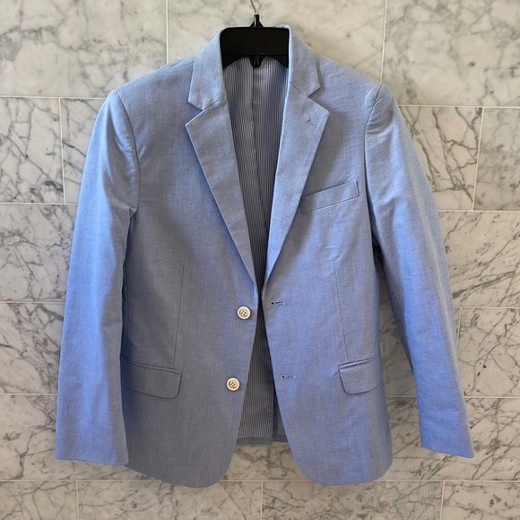 tommy hilfiger light blue blazer